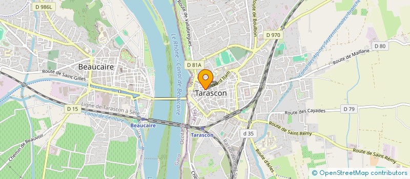 localisation de l'entreprise PATISSERIE CHOCOLATERIE L'OR BRUN  TARASCON