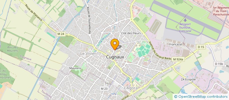 localisation de l'entreprise PATISSERIE CHOCOLATERIE REULET  CUGNAUX