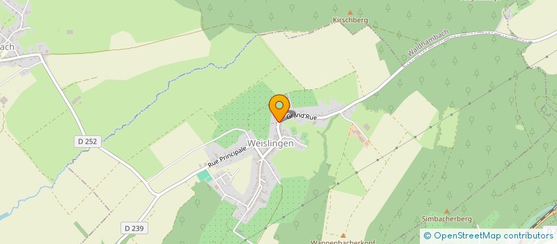 localisation de l'entreprise PATISSERIE CLAIRE SEEWALD  WEISLINGEN