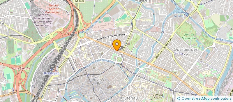 localisation de l'entreprise PATISSERIE CONFISERIE KUBLER à STRASBOURG