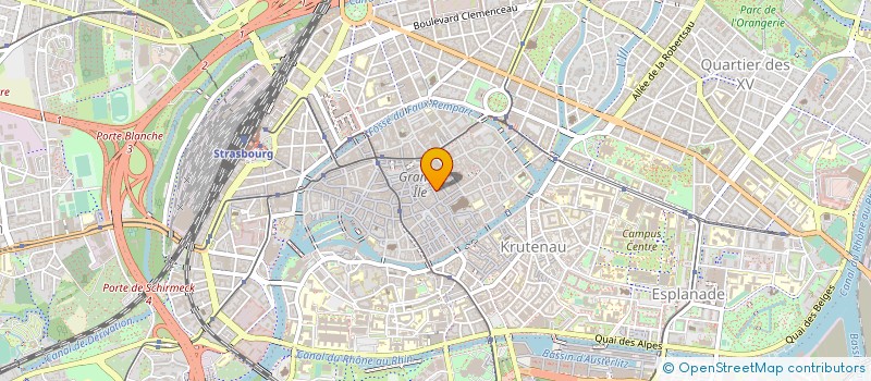 localisation de l'entreprise PATISSERIE CONFISERIE NAEGEL à STRASBOURG
