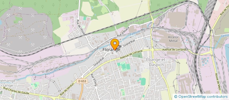 localisation de l'entreprise PATISSERIE CONFISERIE PEIFFER à FLORANGE