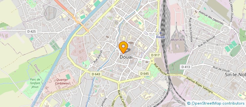 localisation de l'entreprise PATISSERIE CUCCI à DOUAI
