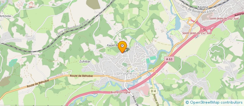 localisation de l'entreprise PATISSERIE D'URRUGNE à URRUGNE