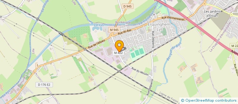 localisation de l'entreprise PATISSERIE DE ANDREIS à ERQUINGHEM-LYS