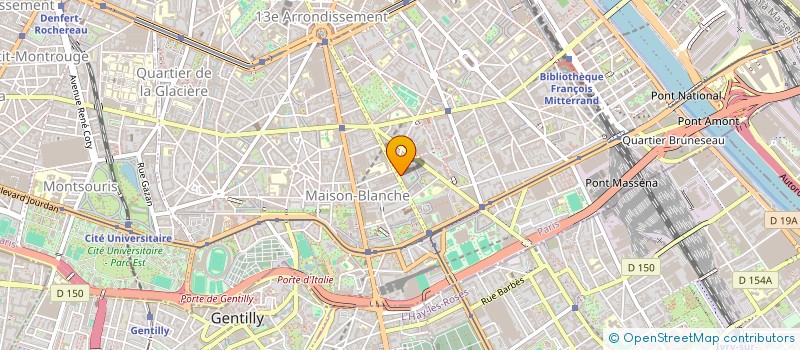 localisation de l'entreprise PATISSERIE DE CHOISY à PARIS