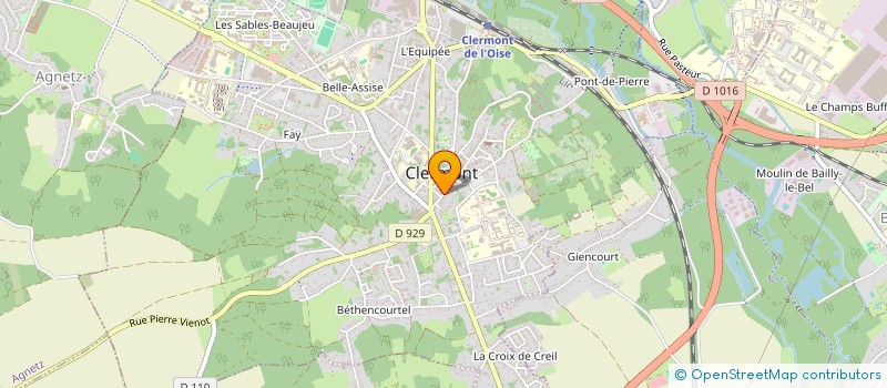 localisation de l'entreprise PATISSERIE DE CLERMONT à CLERMONT