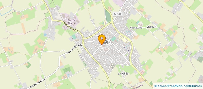localisation de l'entreprise PATISSERIE DESTOMBES à LINSELLES