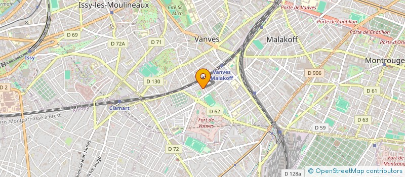 localisation de l'entreprise PATISSERIE DU DAUPHIN à MALAKOFF