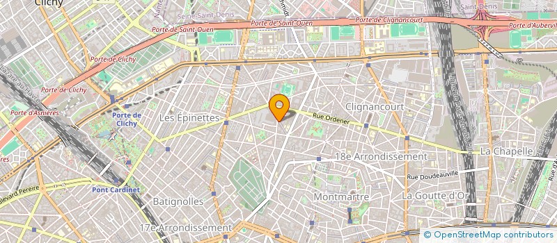 localisation de l'entreprise PATISSERIE DUGOURD & CRENIER SAS  PARIS