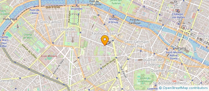 localisation de l'entreprise PATISSERIE E.LADUREE  PARIS