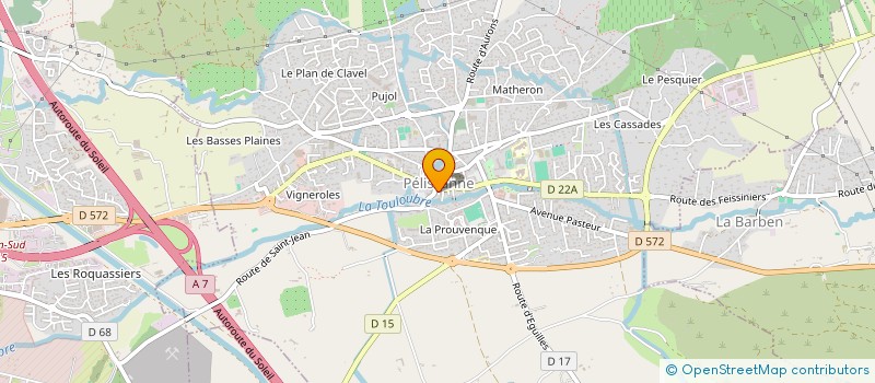 localisation de l'entreprise PATISSERIE ELODIE SERRES  PELISSANNE