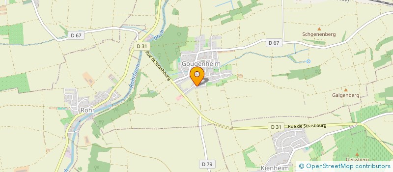 localisation de l'entreprise PATISSERIE ERIC WEIBEL  GOUGENHEIM