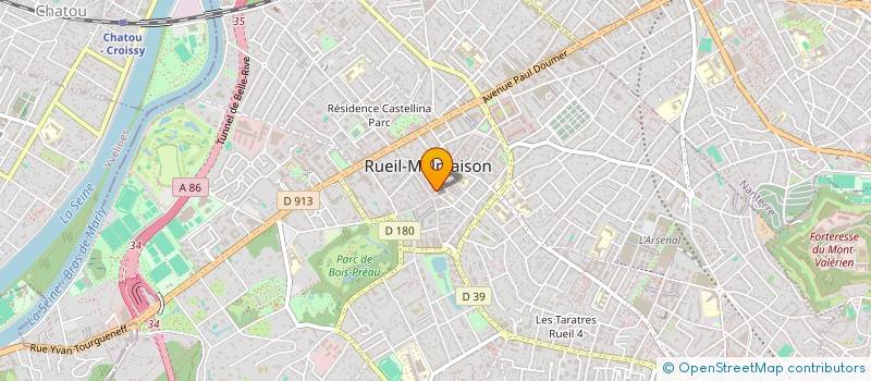 localisation de l'entreprise PATISSERIE FENET à RUEIL-MALMAISON