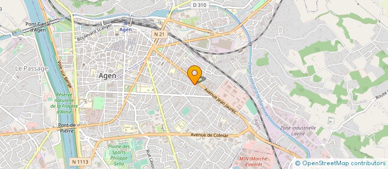 localisation de l'entreprise PATISSERIE FEYT  AGEN