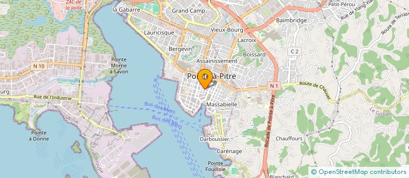 localisation de l'entreprise PATISSERIE FINN' à POINTE-A-PITRE