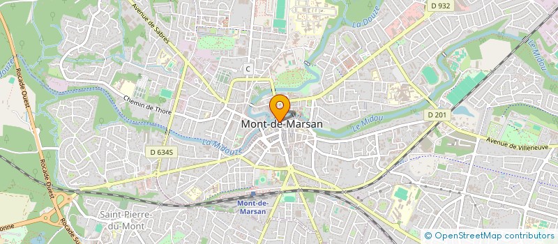 localisation de l'entreprise PATISSERIE FOURCADE à MONT-DE-MARSAN