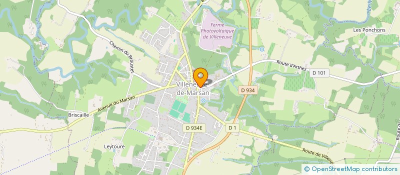 localisation de l'entreprise PATISSERIE GIANNELLI  VILLENEUVE-DE-MARSAN