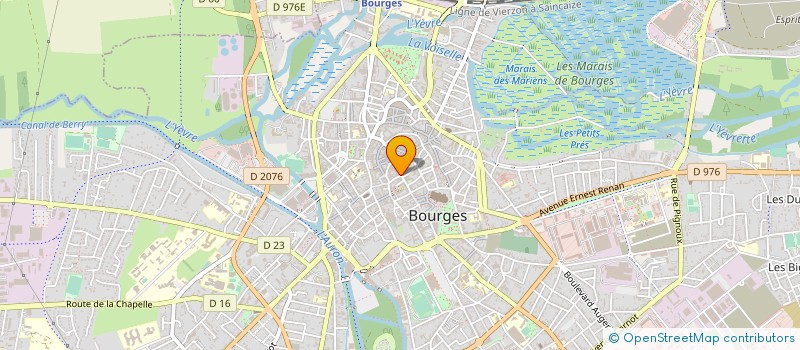 localisation de l'entreprise PATISSERIE GILBERTON GROISE à BOURGES