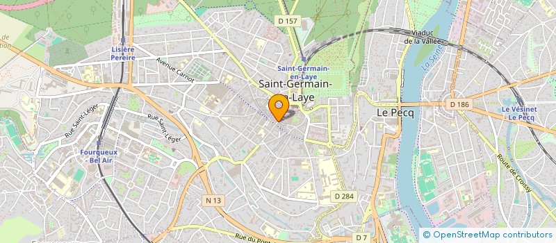 localisation de l'entreprise PATISSERIE GRANDIN à SAINT-GERMAIN-EN-LAYE