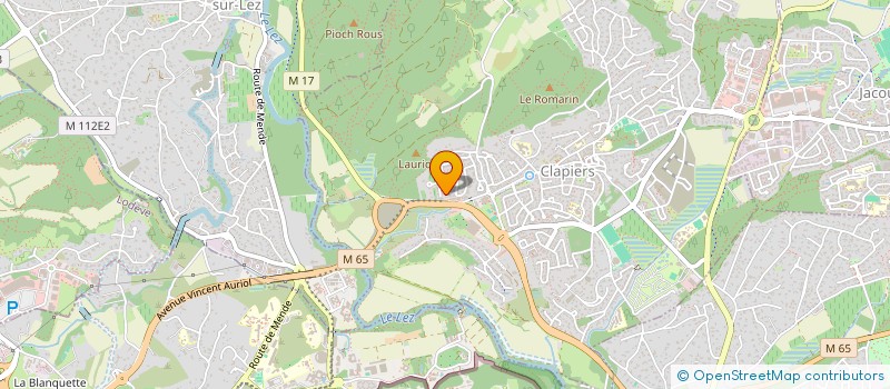 localisation de l'entreprise PATISSERIE GUILLAUME FRANCE  CLAPIERS