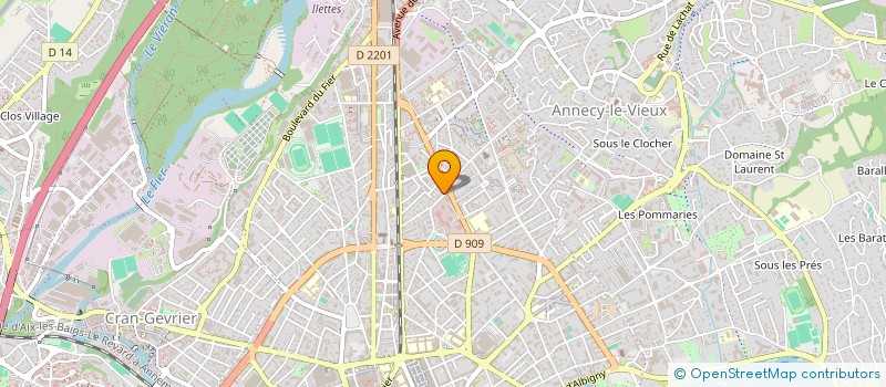 localisation de l'entreprise PATISSERIE JANTET  ANNECY