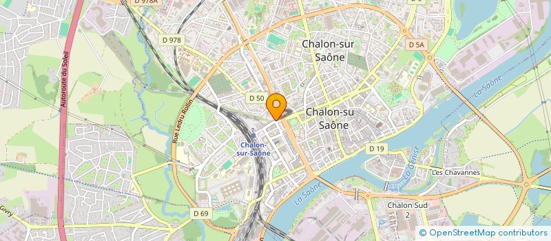 localisation de l'entreprise PATISSERIE L'AMBROISIE à CHALON-SUR-SAONE