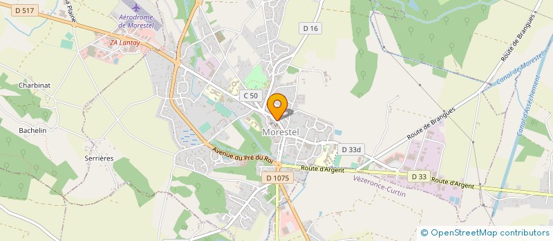 localisation de l'entreprise PATISSERIE L'ESSENTIEL  MORESTEL