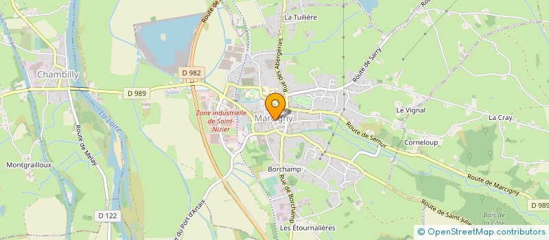 localisation de l'entreprise PATISSERIE LE D à MARCIGNY
