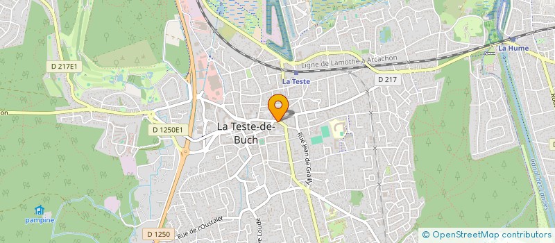 localisation de l'entreprise PATISSERIE MARQUET à LA TESTE-DE-BUCH
