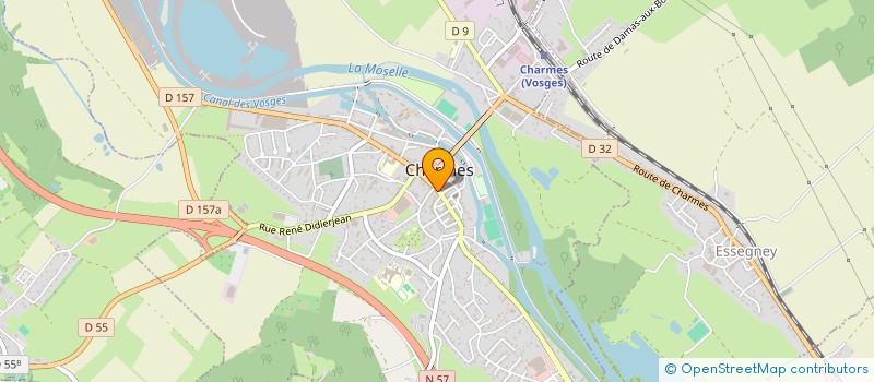 localisation de l'entreprise PATISSERIE MENTRE à CHARMES