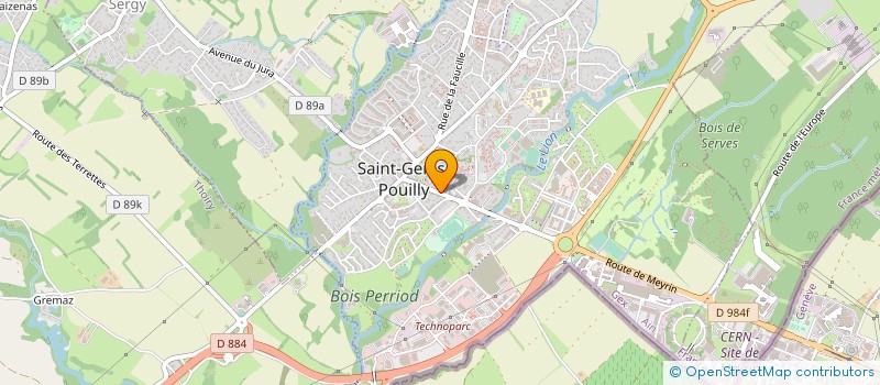 localisation de l'entreprise PATISSERIE MOTTIER à SAINT-GENIS-POUILLY