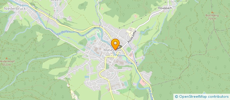 localisation de l'entreprise PATISSERIE ORDRONNEAU à MASEVAUX-NIEDERBRUCK