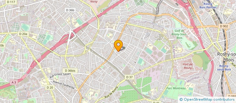 localisation de l'entreprise PATISSERIE OUESLATI à MONTREUIL