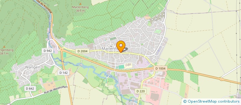 localisation de l'entreprise PATISSERIE PETITE DOUCEUR  MARLENHEIM