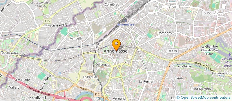 localisation de l'entreprise PATISSERIE PURE GOURMANDISE à ANNEMASSE