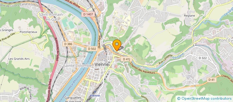 localisation de l'entreprise PATISSERIE R GAMBA à VIENNE