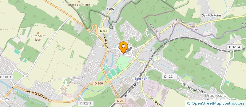 localisation de l'entreprise PATISSERIE RAVEL à EPERNON