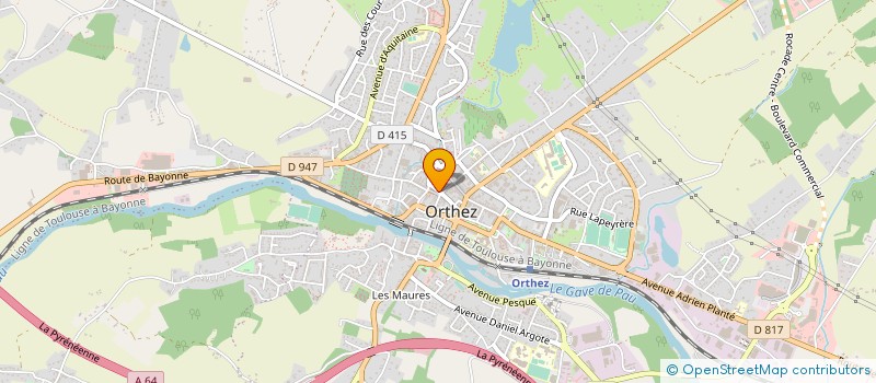 localisation de l'entreprise PATISSERIE RENAUD à ORTHEZ