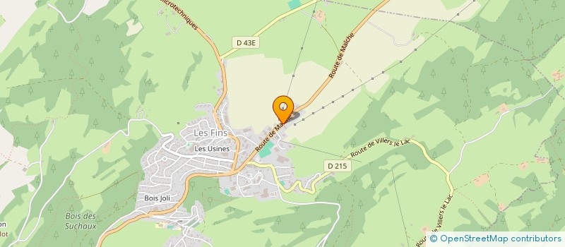 localisation de l'entreprise PATISSERIE S BRISCHOUX  LES FINS