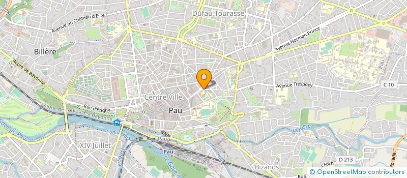 localisation de l'entreprise PATISSERIE SAINT ANDRE LETENDART à PAU