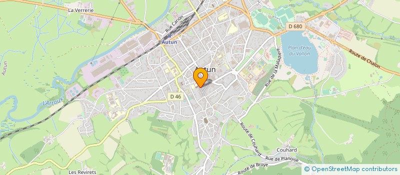 localisation de l'entreprise PATISSERIE SAINT SAULGE à AUTUN