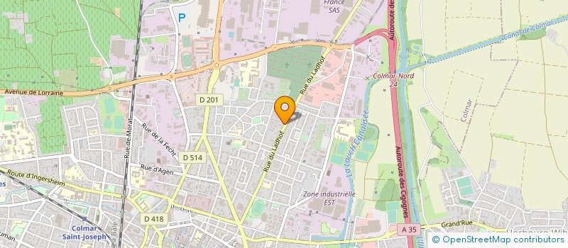 localisation de l'entreprise PATISSERIE SCHMITT HORBOURG WIHR  HORBOURG-WIHR