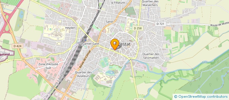 localisation de l'entreprise PATISSERIE SONTAG à SELESTAT