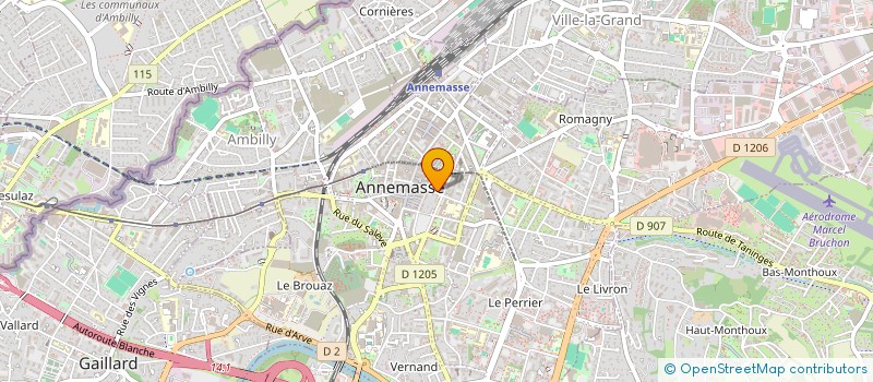 localisation de l'entreprise PATISSERIE TAGAND à ANNEMASSE