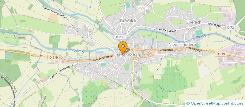 localisation de l'entreprise PATISSERIE THOMAS  VAL-DE-MODER