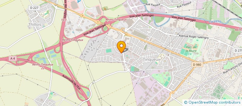 localisation de l'entreprise PATISSERIE Y NORMAND  TINQUEUX