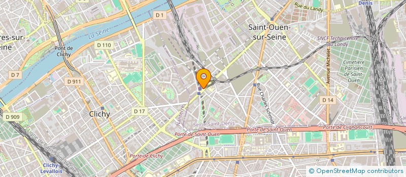 localisation de l'entreprise PATISSHOP.COM à SAINT-OUEN-SUR-SEINE