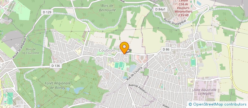 localisation de l'entreprise PATISSIER TRAITEUR OPERA  COUBRON