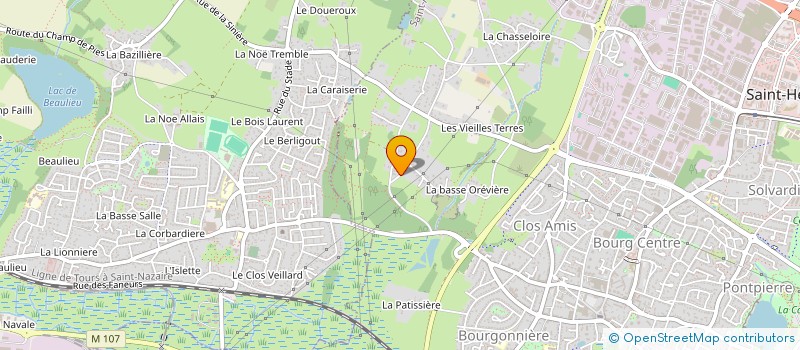 localisation de l'entreprise PATISSIERE  SAINT-HERBLAIN